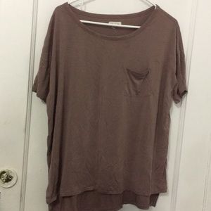 Urban outfitters silence and noise mauve t shirt
